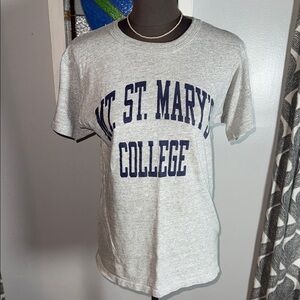 Mt. St. Mary’s College Vintage Champion Single Stitch Sleeve Tshirt SZ Medium